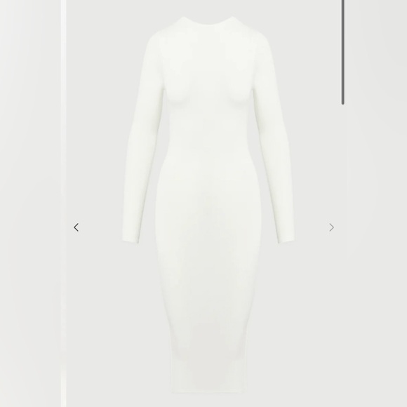 NW SCULPT MIDI DRESS - Picture 1 of 3